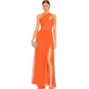 YAURA Imade Dress Women's Orange Size UK 8 NWT